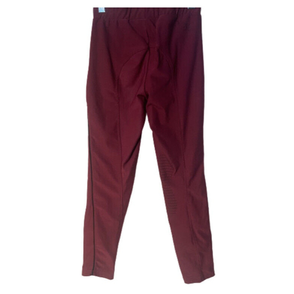 Piper Tights by SmartPak Red Pull On Equestrian Leggings Grip For Saddle Sz Lg - Picture 2 of 10